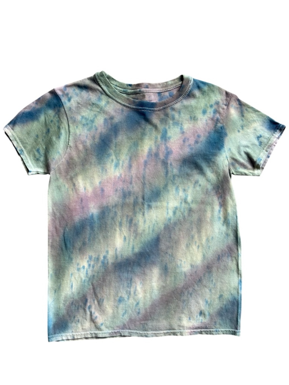 Hanes Kids Tie-Dye Short Sleeve Tee - Green, Blue, Purple